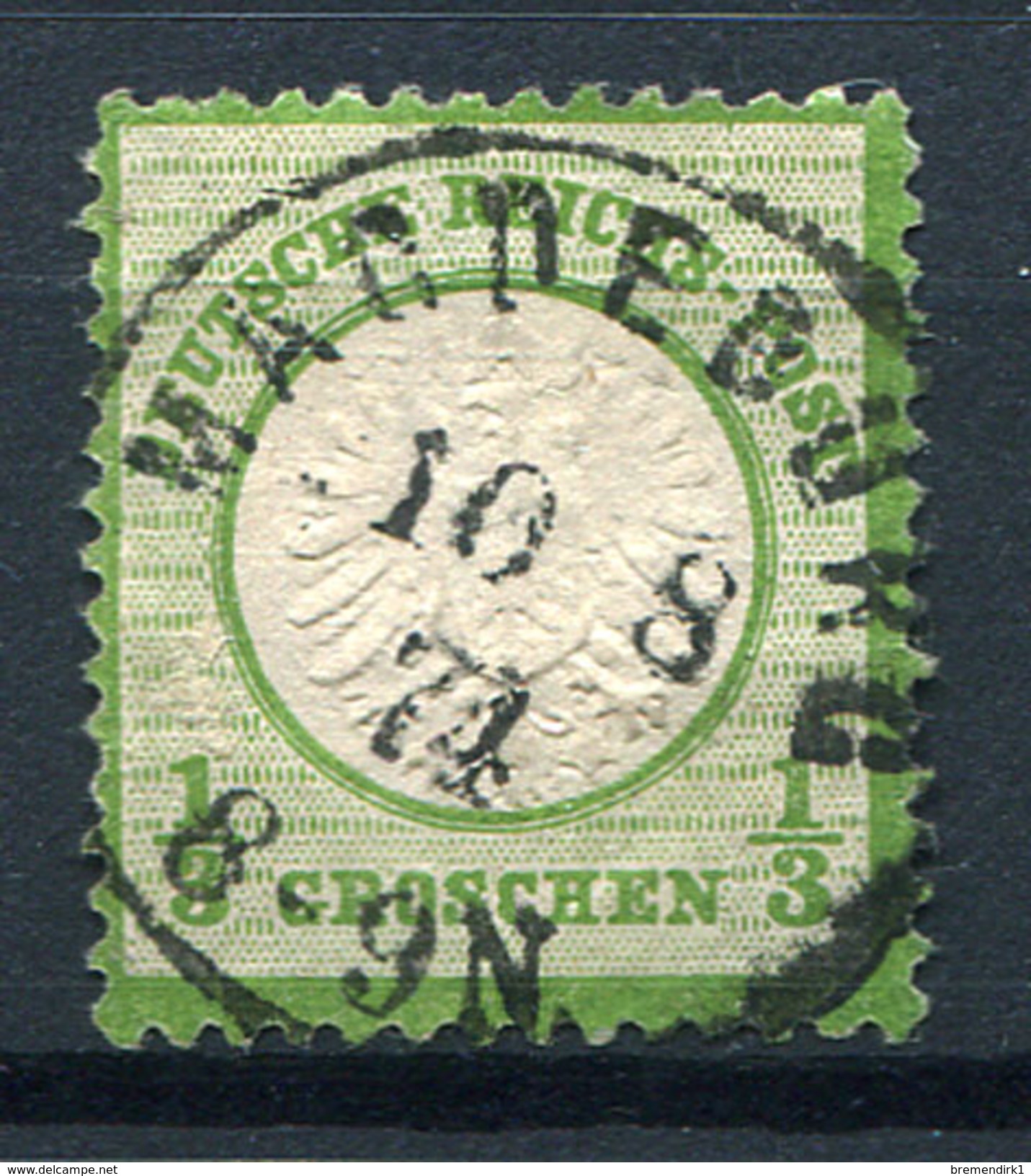 19078) DEUTSCHES REICH Toller Stempel Auf Brustschild - Used Stamps