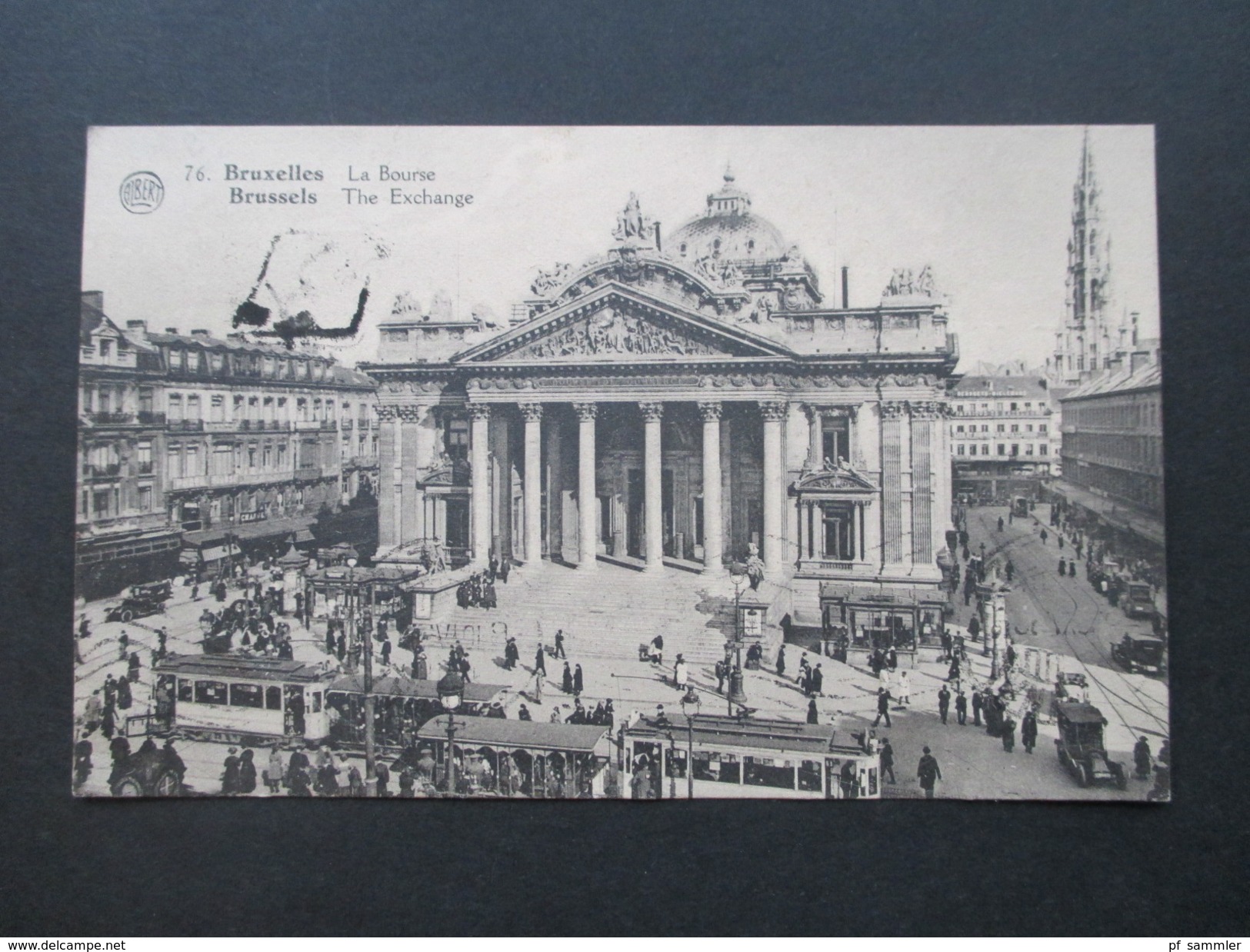 AK 1929 Belgien Brussels The Exchange / Die Börse! Nach Athen. Social Philately Carl Patsch Archaeologe Und Historiker!! - Monuments