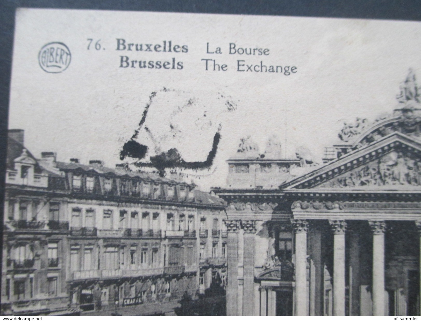 AK 1929 Belgien Brussels The Exchange / Die Börse! Nach Athen. Social Philately Carl Patsch Archaeologe Und Historiker!! - Monuments