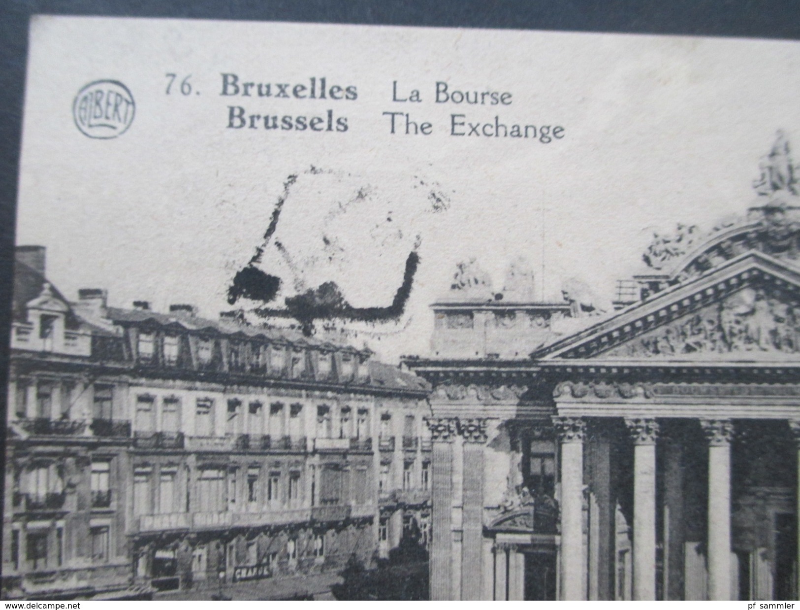 AK 1929 Belgien Brussels The Exchange / Die Börse! Nach Athen. Social Philately Carl Patsch Archaeologe Und Historiker!! - Monumenten, Gebouwen