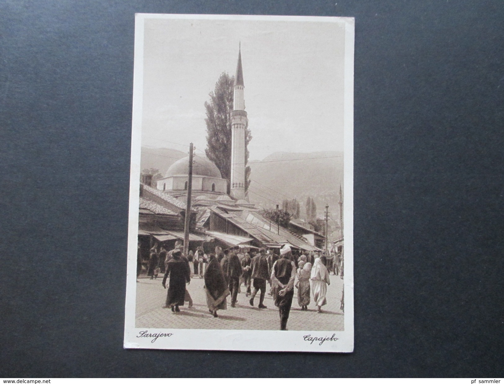 AK 1929 Bosnien / SHS. Dapajebo / Sarajewo. Einheimische / Moschee / Kirche. An Prof. Dr. Carl Patsch. Social Philately - Bosnien-Herzegowina