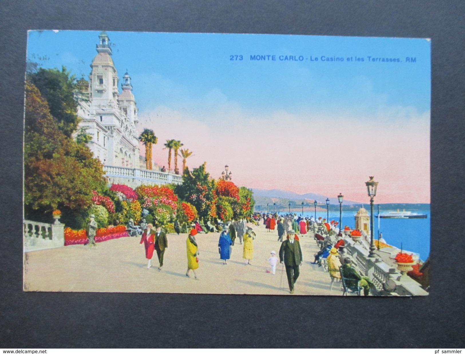 AK 1929 Monte Carlo - Le Casino Et Les Terrasses. RM. Monaco. Edition D'art Rostan & Munier - Monte-Carlo