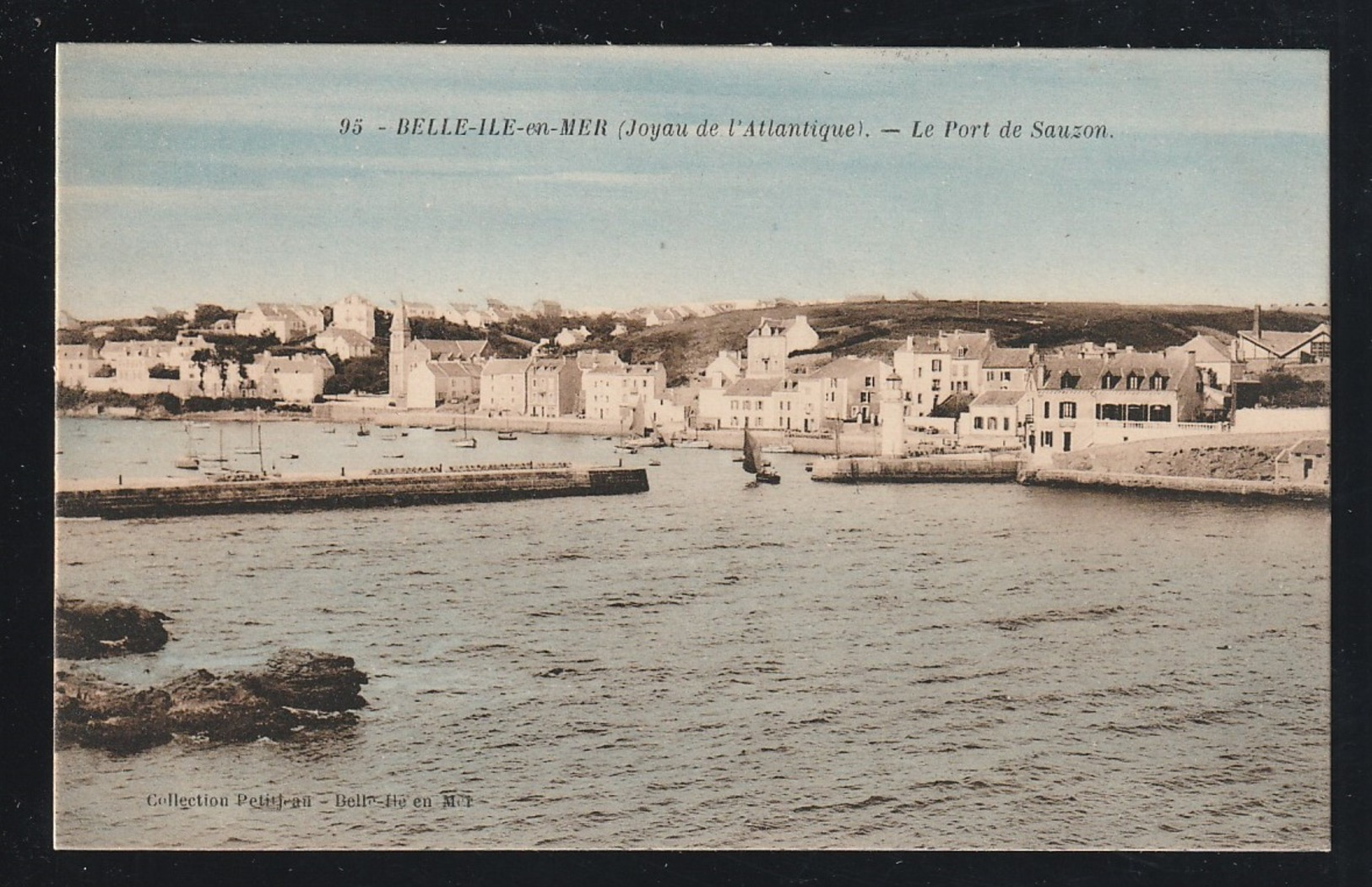 Belle Ile En Mer Port De Sauzon   (Très Très Bon ETAT) Y Ty 943) - Belle Ile En Mer