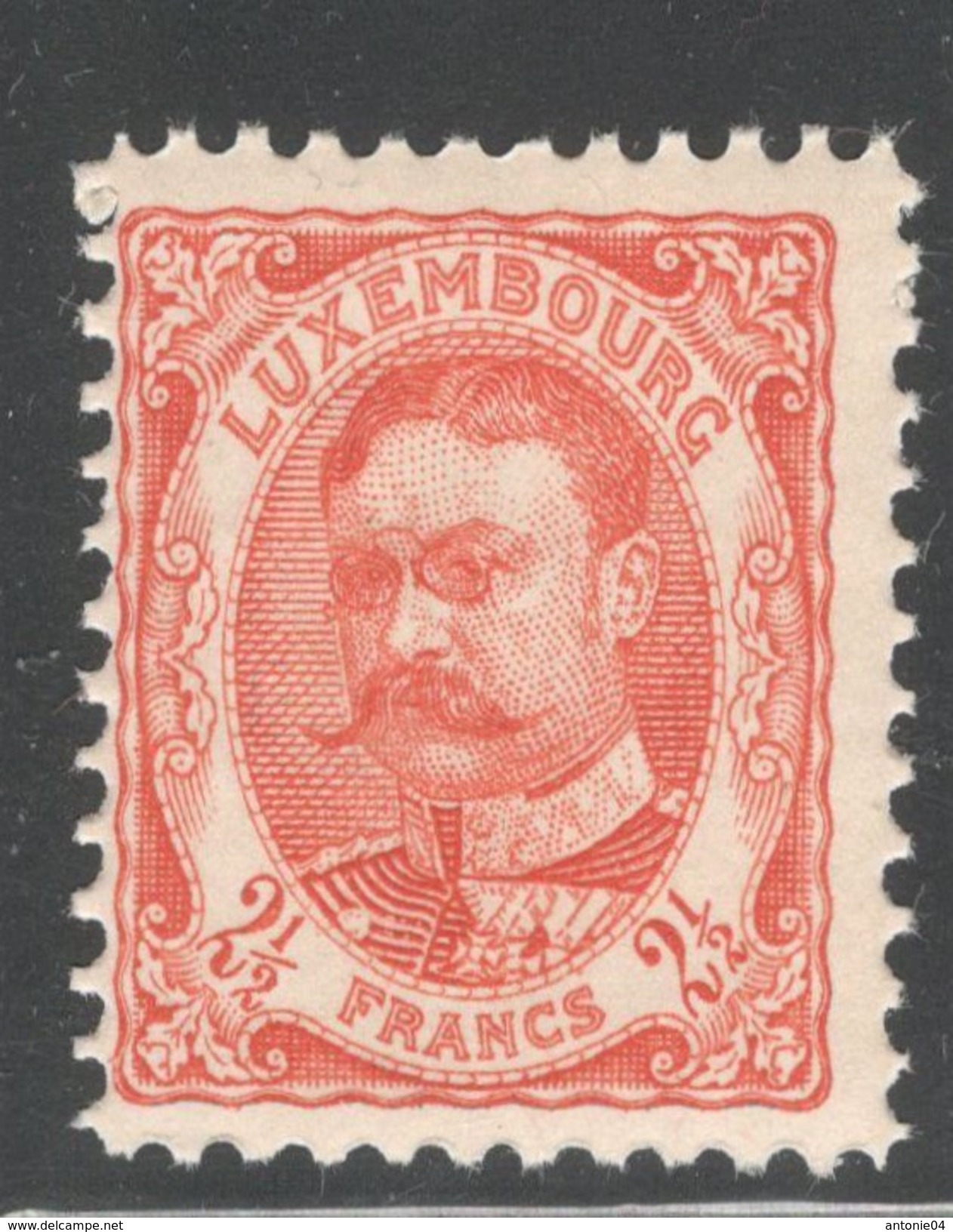 Luxemburg Yvert/Prifix 84 TB Sans Charnière Cote EUR 250 (numéro Du Lot 189FL) - 1906 Guillermo IV