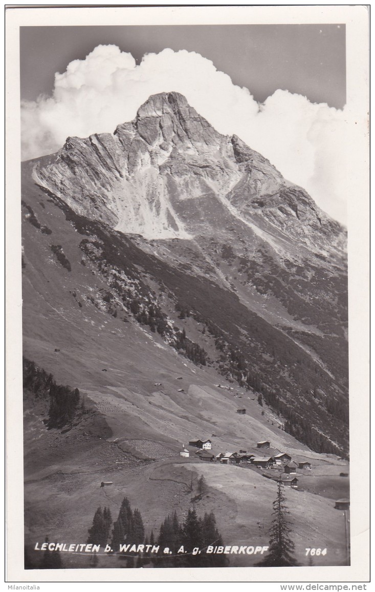 Lechleiten Bei Warth Am Arlberg Gegen Biberkopf (7664) * 5. 8. 1942 - Warth