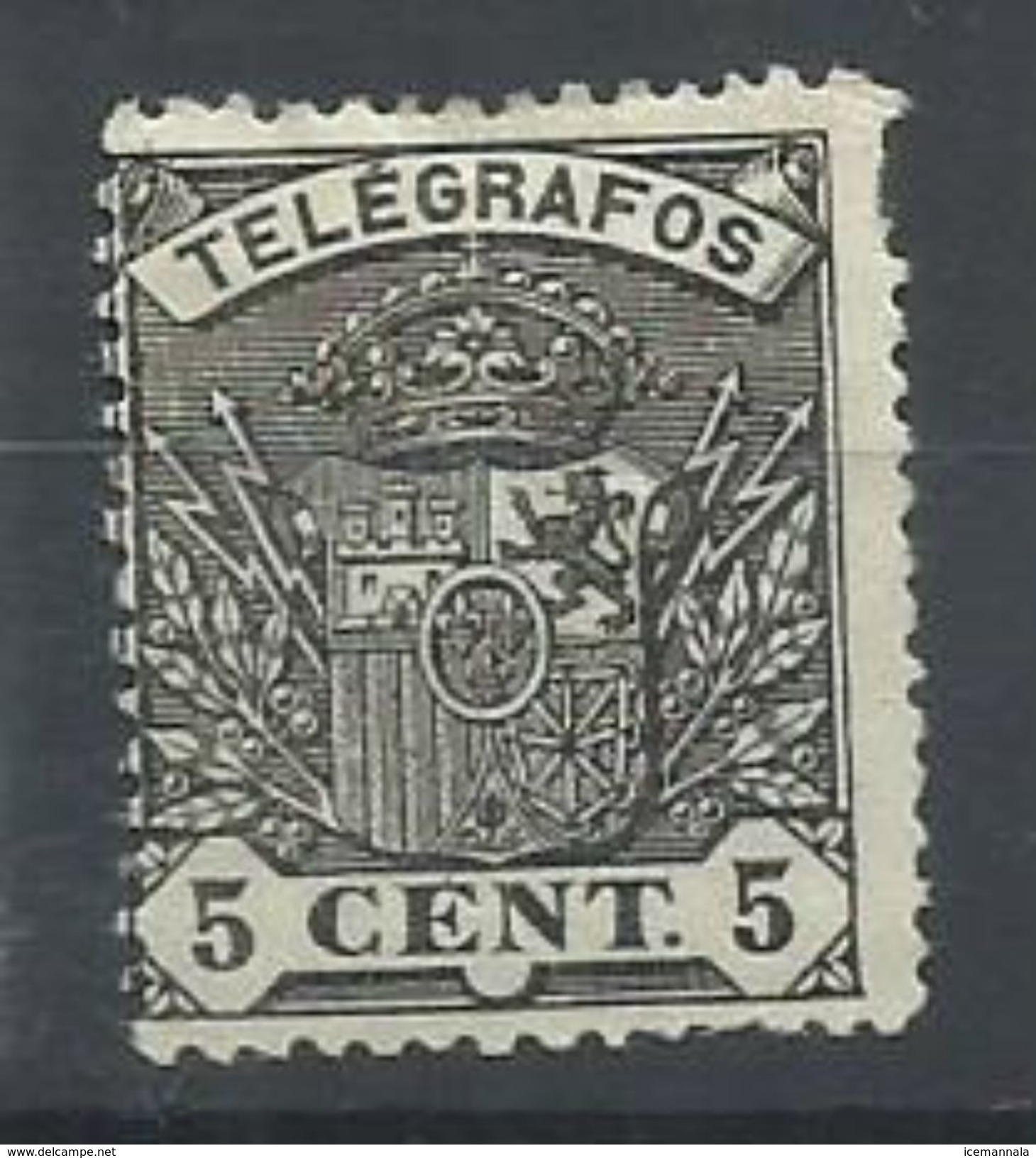 ESPAÑA EDIFIL TELEGRAFOS  31  MH  * - Telegramas