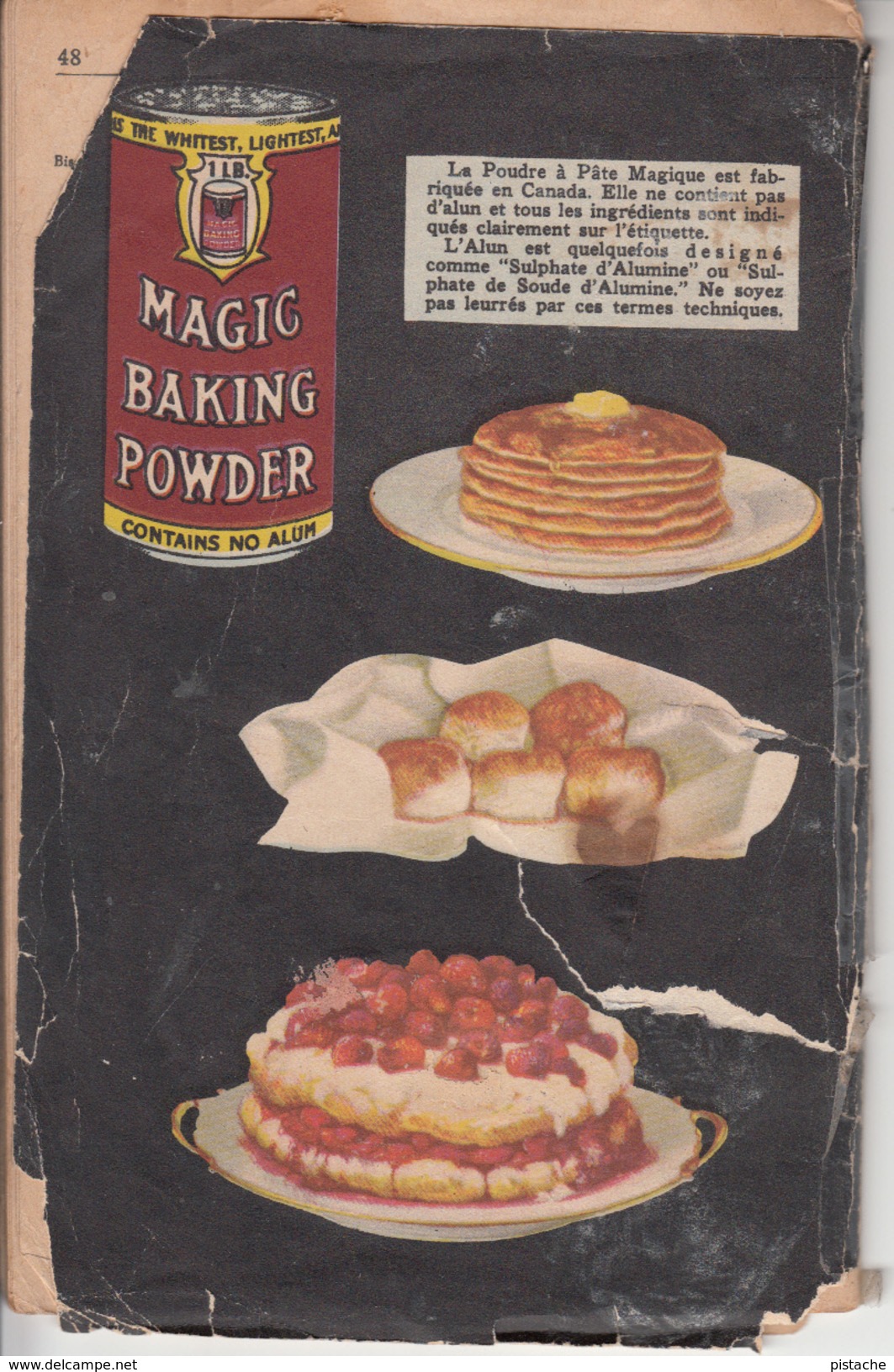 Vintage 1920 - Livre Culinaire Magic De Standard Brands - 48 Pages - Cuisine Gastronomie Recettes Gâteau Tarte Biscuits - Gastronomie