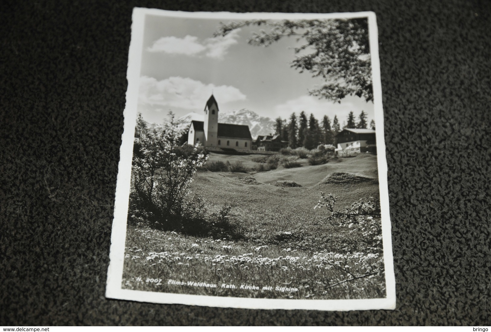 177- Flims Waldhaus, Kath. Kirche Mit Signine - Eglises Et Couvents