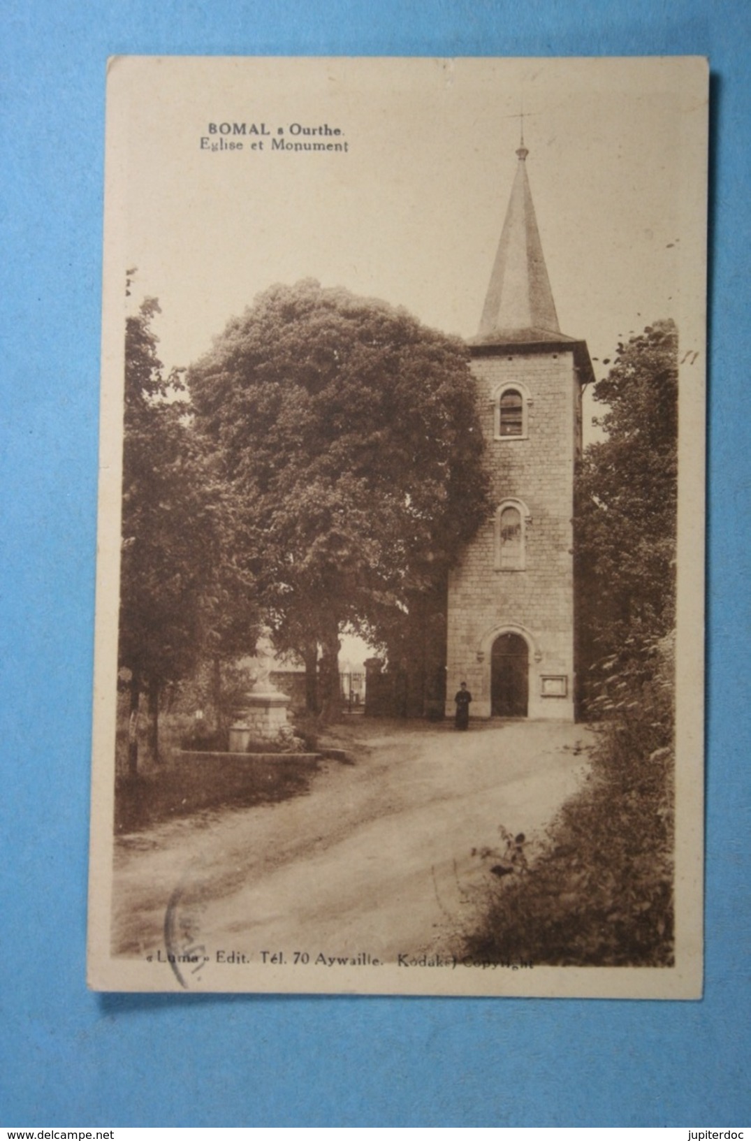 Bomal S/Ourthe Eglise Et Monument - Durbuy