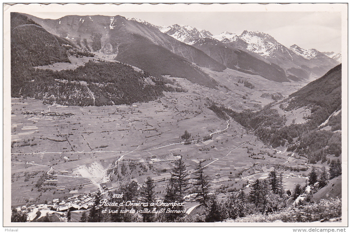 Champex : Route D'Orsières - Orsières