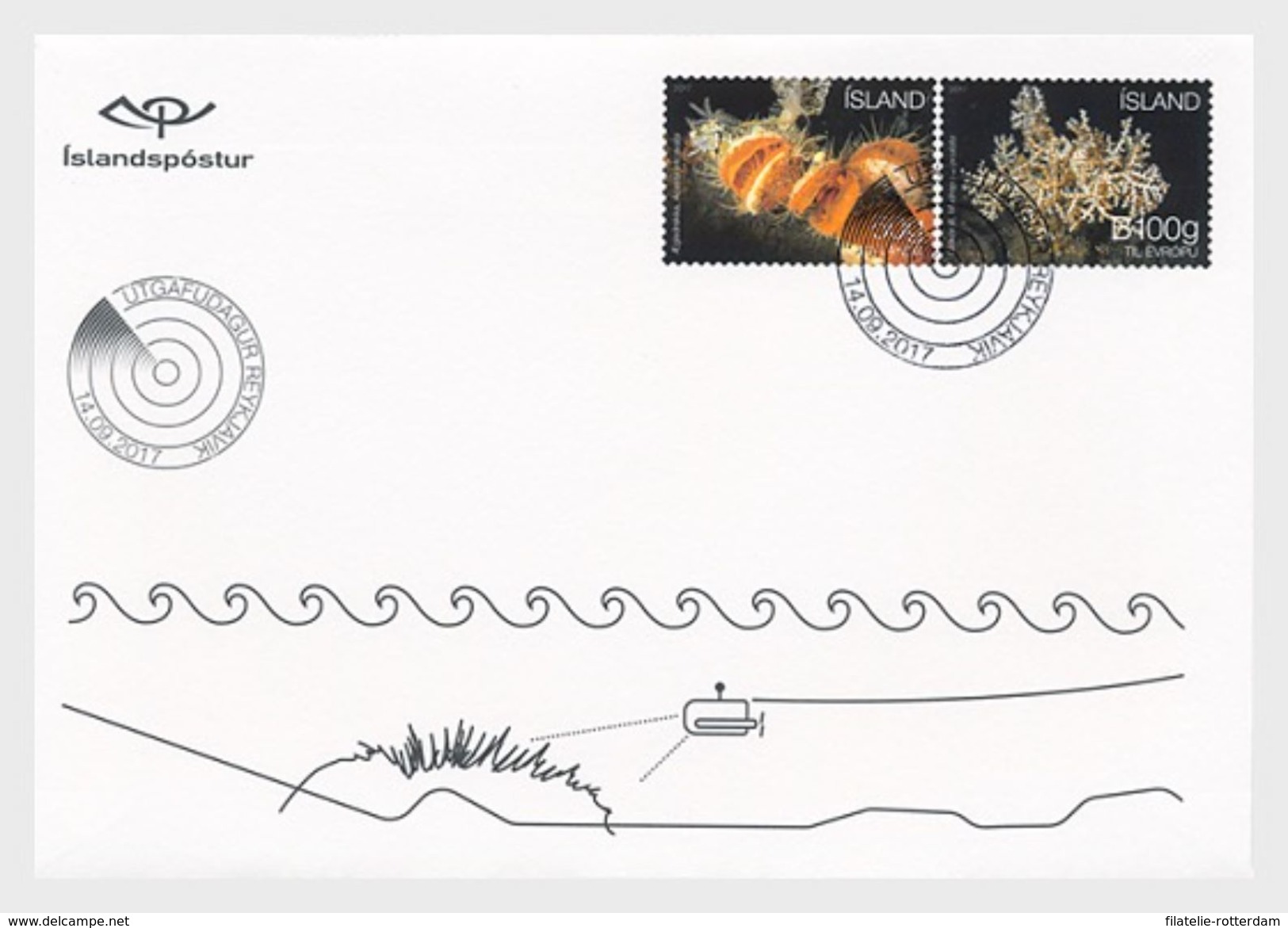 IJsland / Iceland - Postfris / MNH - FDC Zeeleven 2017 - Neufs