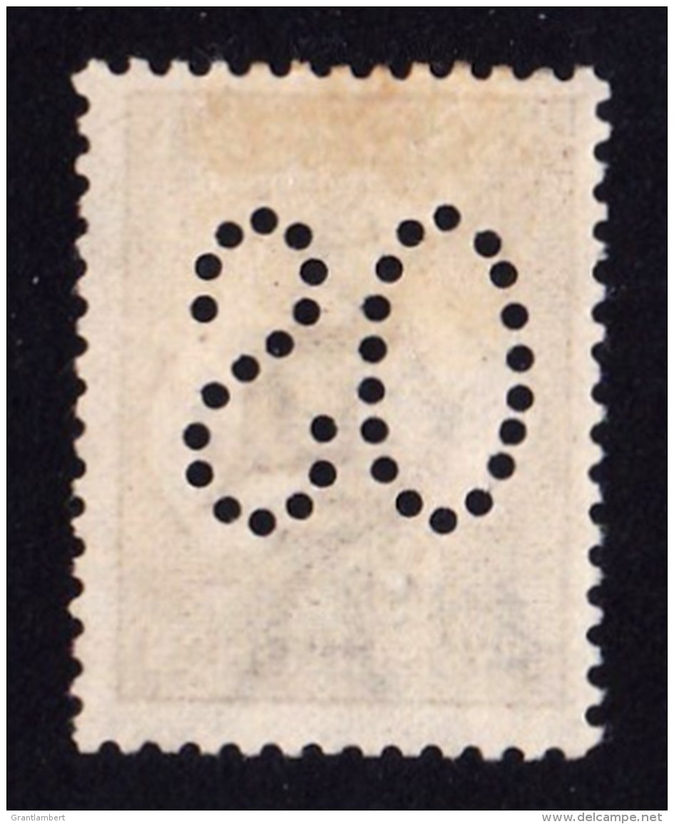 Australia 1913 Kangaroo 2/- Brown 1st Watermark Perf Large OS MH - Ungebraucht