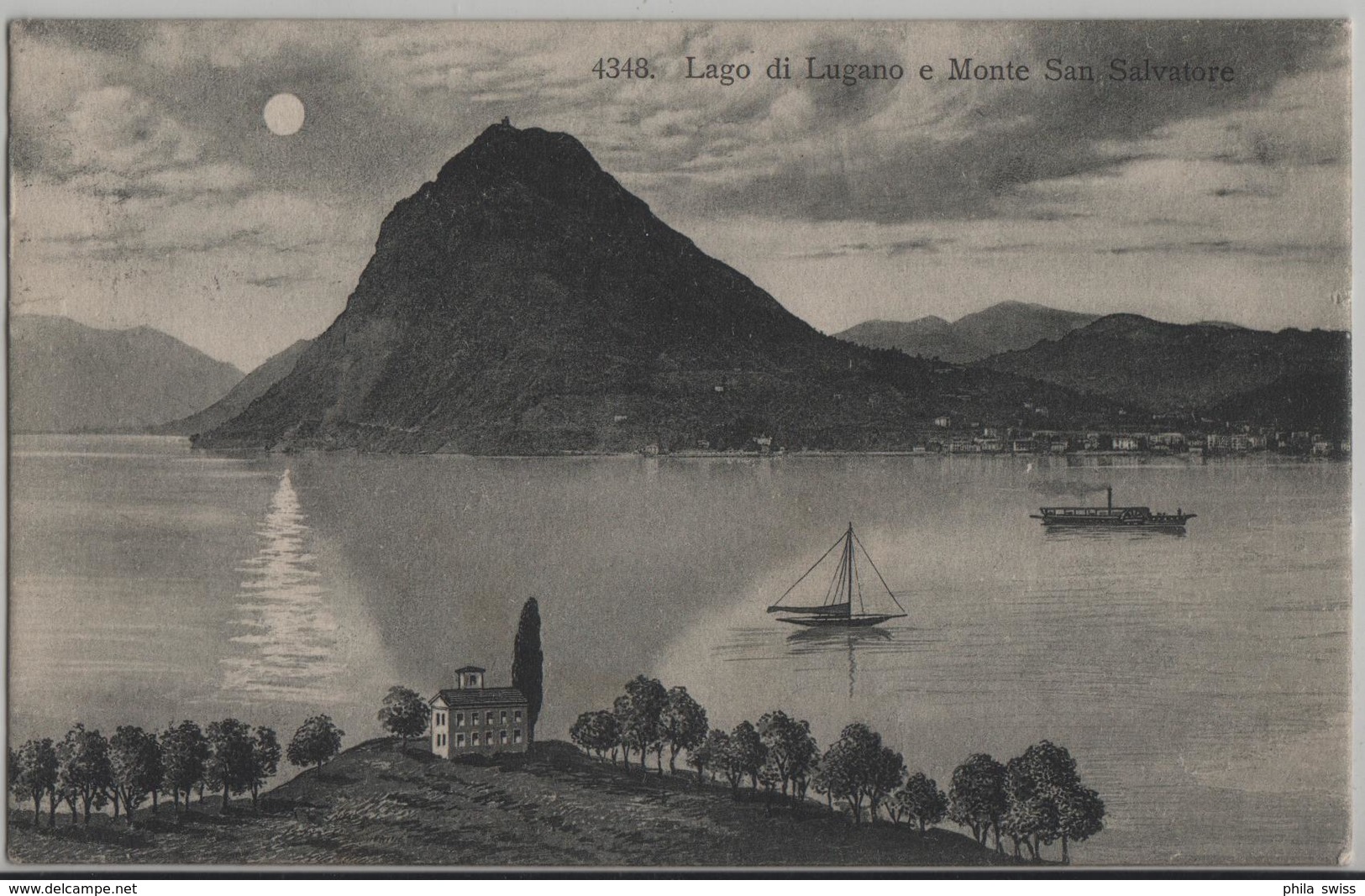 Lago Di Lugano E Monte San Salvatore - Lugano