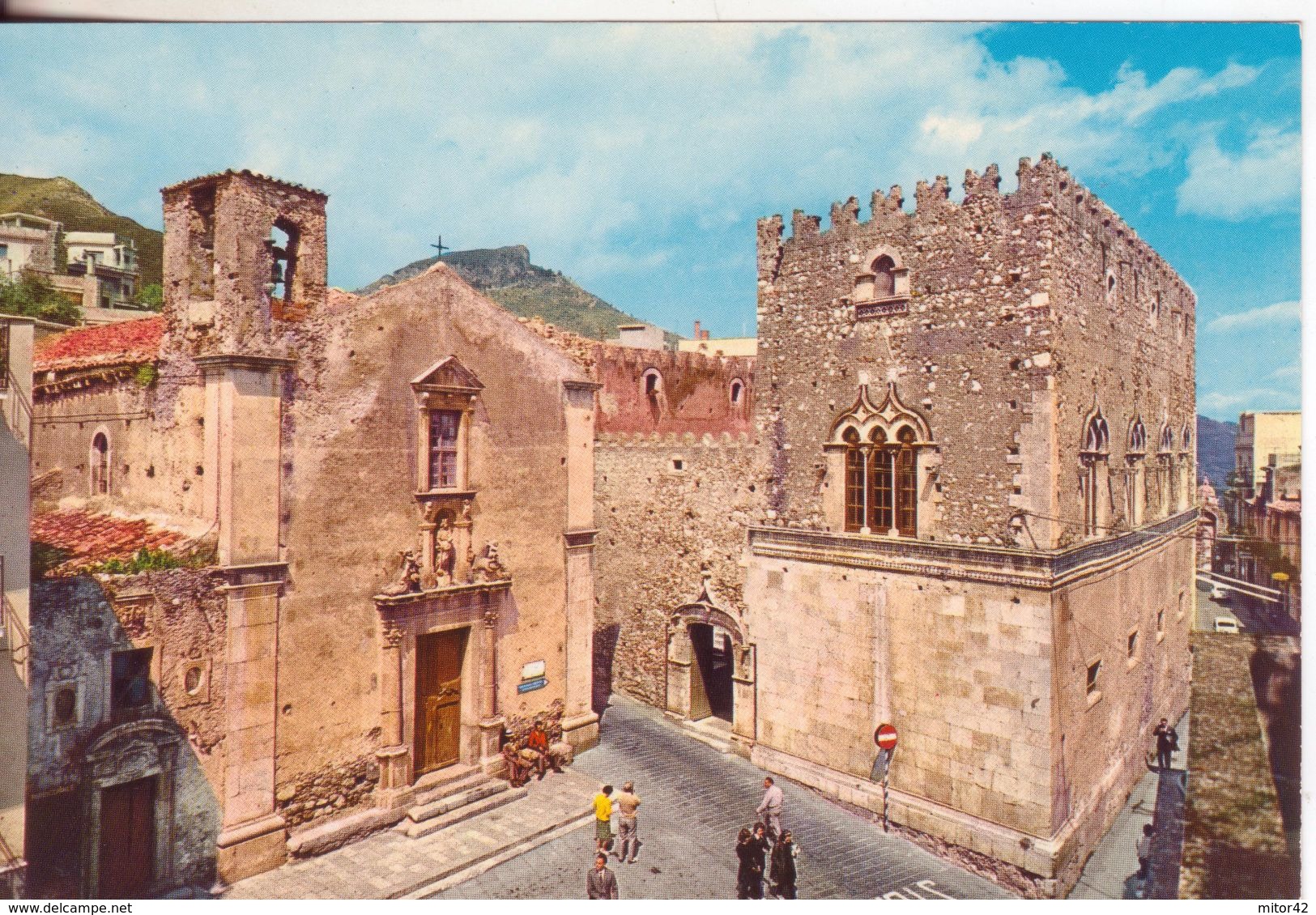 175-Taormina-Messina-Sicilia-Piazza Badia-Nuova-Nouveau-New - Mazara Del Vallo