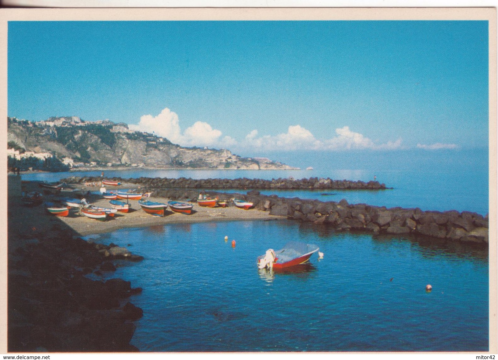 184-Taormina-Messina-Sicilia-La Riviera Di Naxos-Barche-Nuova-Nouveau-New - Mazara Del Vallo