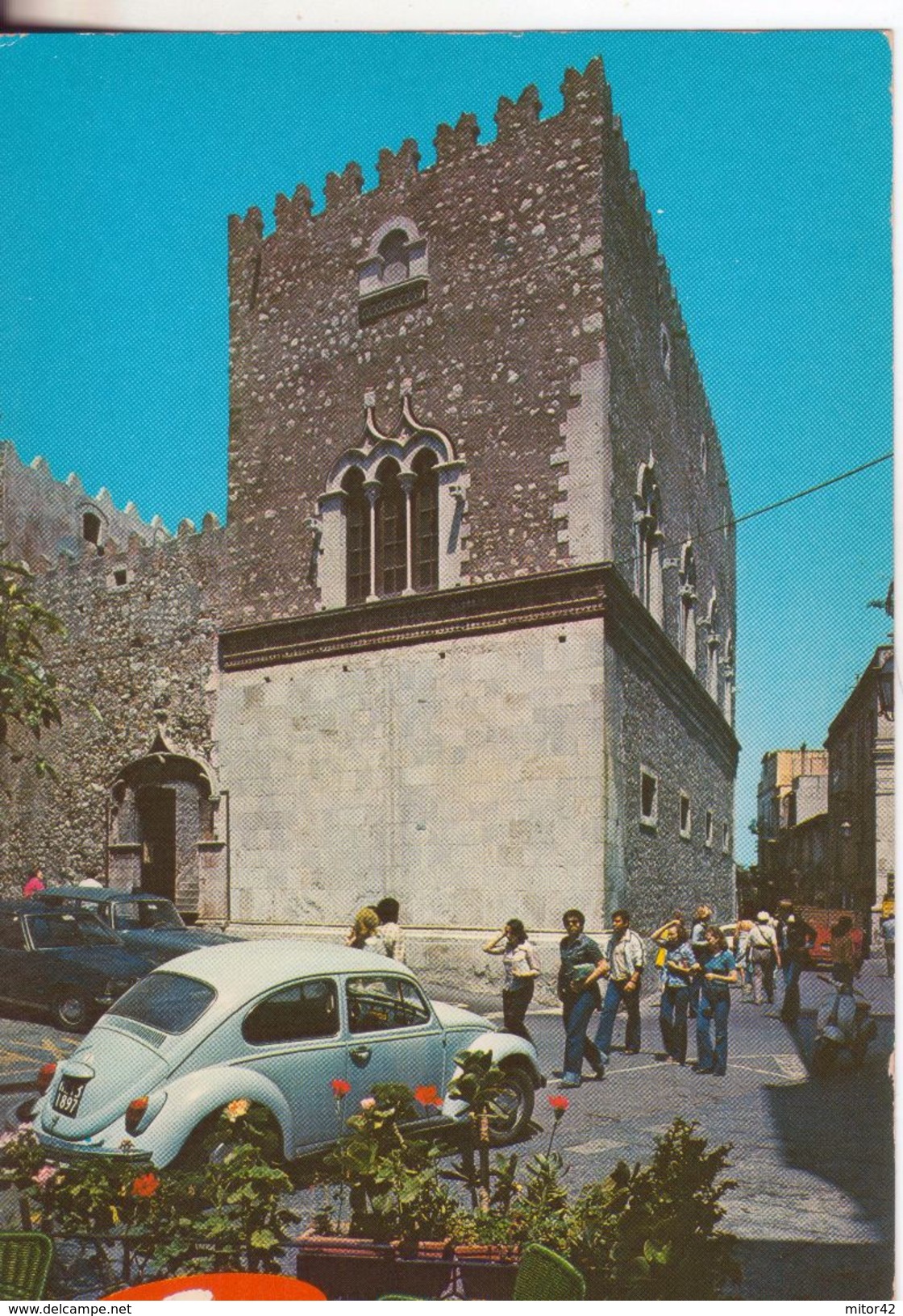 188-Taormina-Messina-Sicilia-Palazzo Corvaia Ed Auto D' Epoca-Nuova-Nouveau-New - Mazara Del Vallo