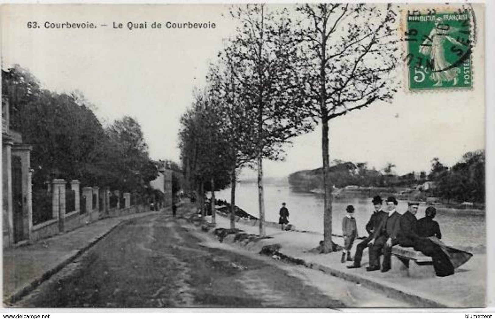 CPA Courbevoie Circulé Hauts De Seine - Courbevoie