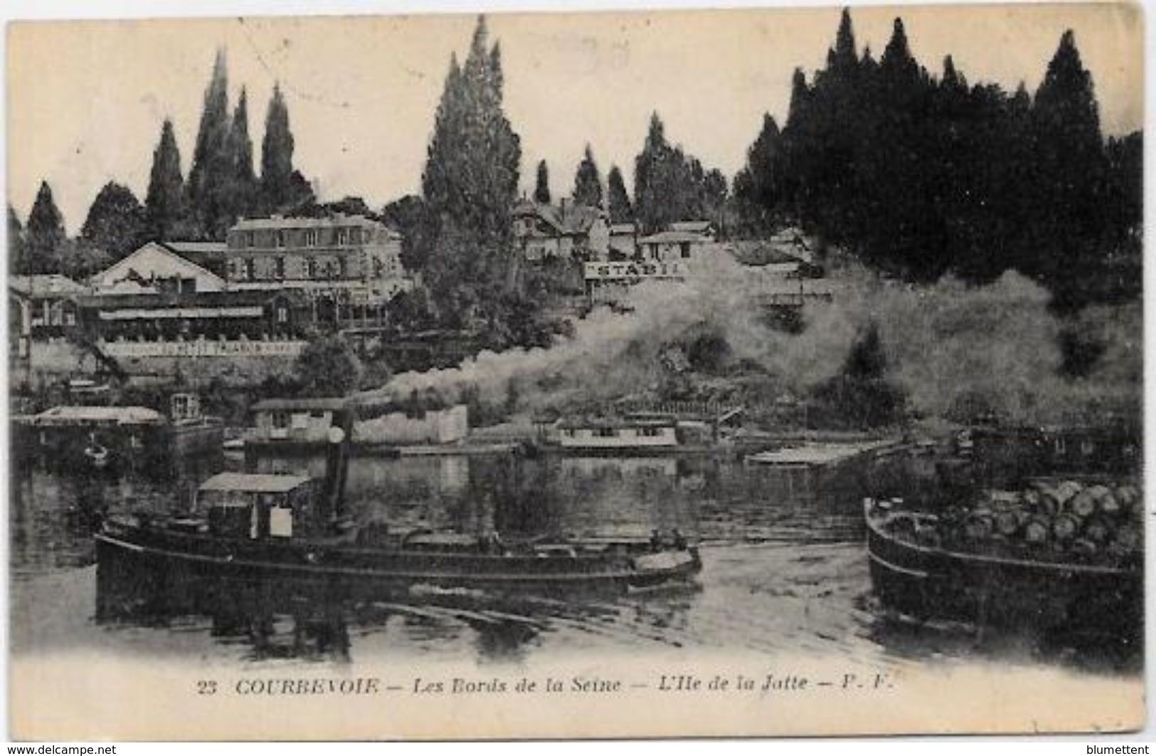 CPA Courbevoie Circulé Hauts De Seine - Courbevoie