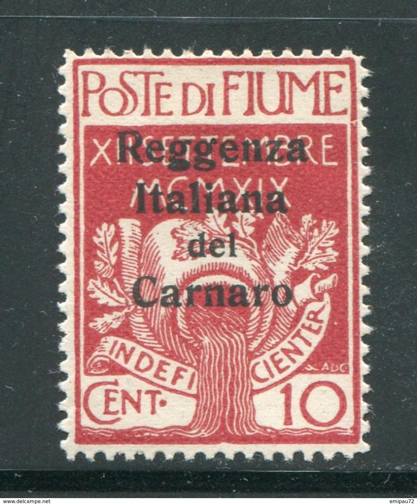 ITALIE- FIUME- Y&T N°117- Neuf Avec Charnière * - Occ. Yougoslave: Fiume