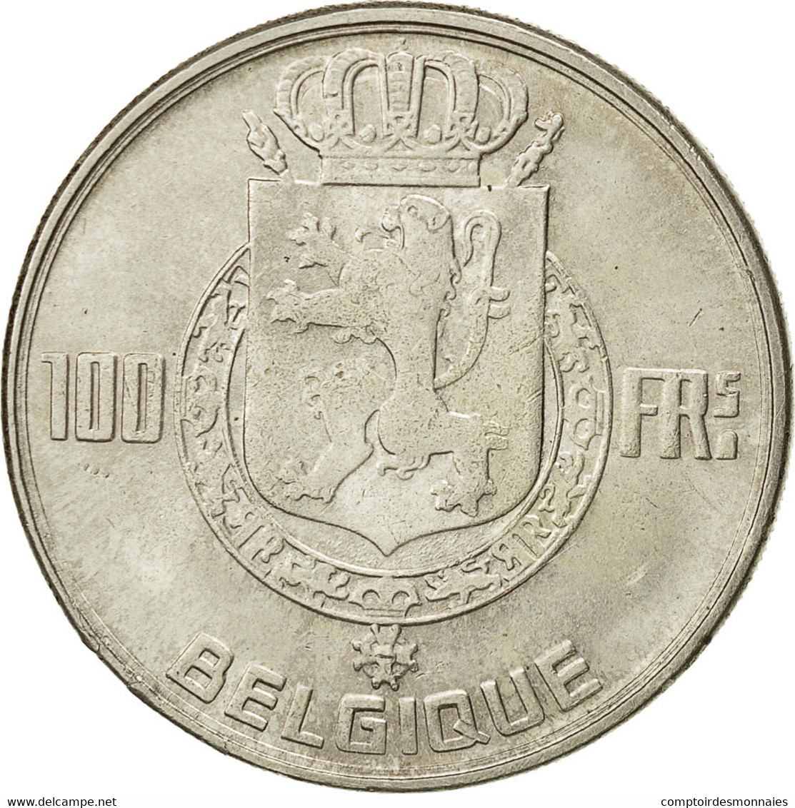 Monnaie, Belgique, 100 Francs, 100 Frank, 1949, SUP, Argent, KM:138.1 - 100 Francs