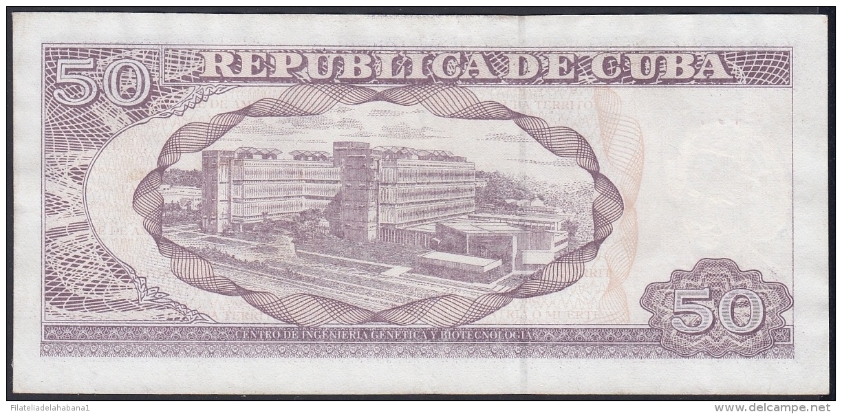 2012-BK-25 CUBA 2012 50$ CALIXTO GARCIA. REEMPLAZO REPLACEMENT. XF. SERIE BZ. - Cuba