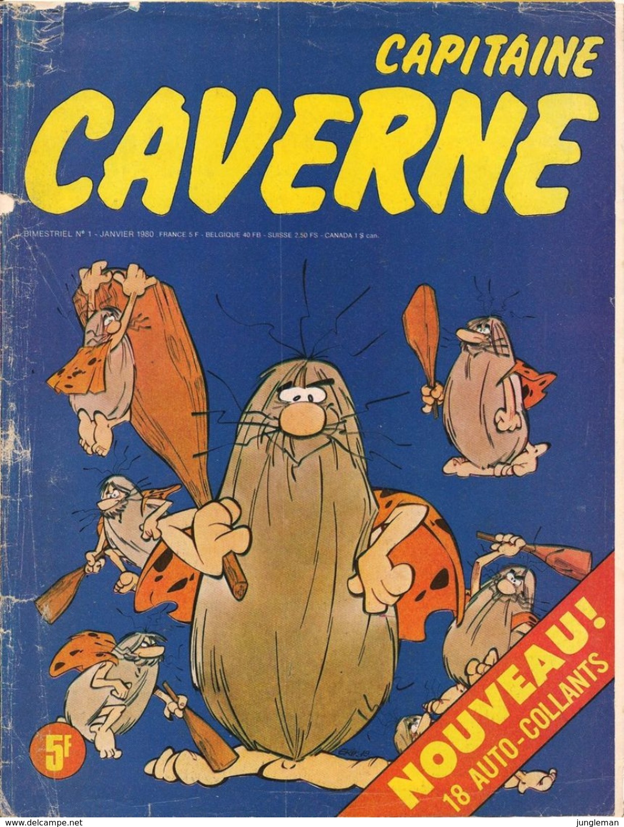 Capitaine Caverne N° 1 - Complet Avec Les Vignettes Collées - Janvier 1980 - BE - Altre Riviste