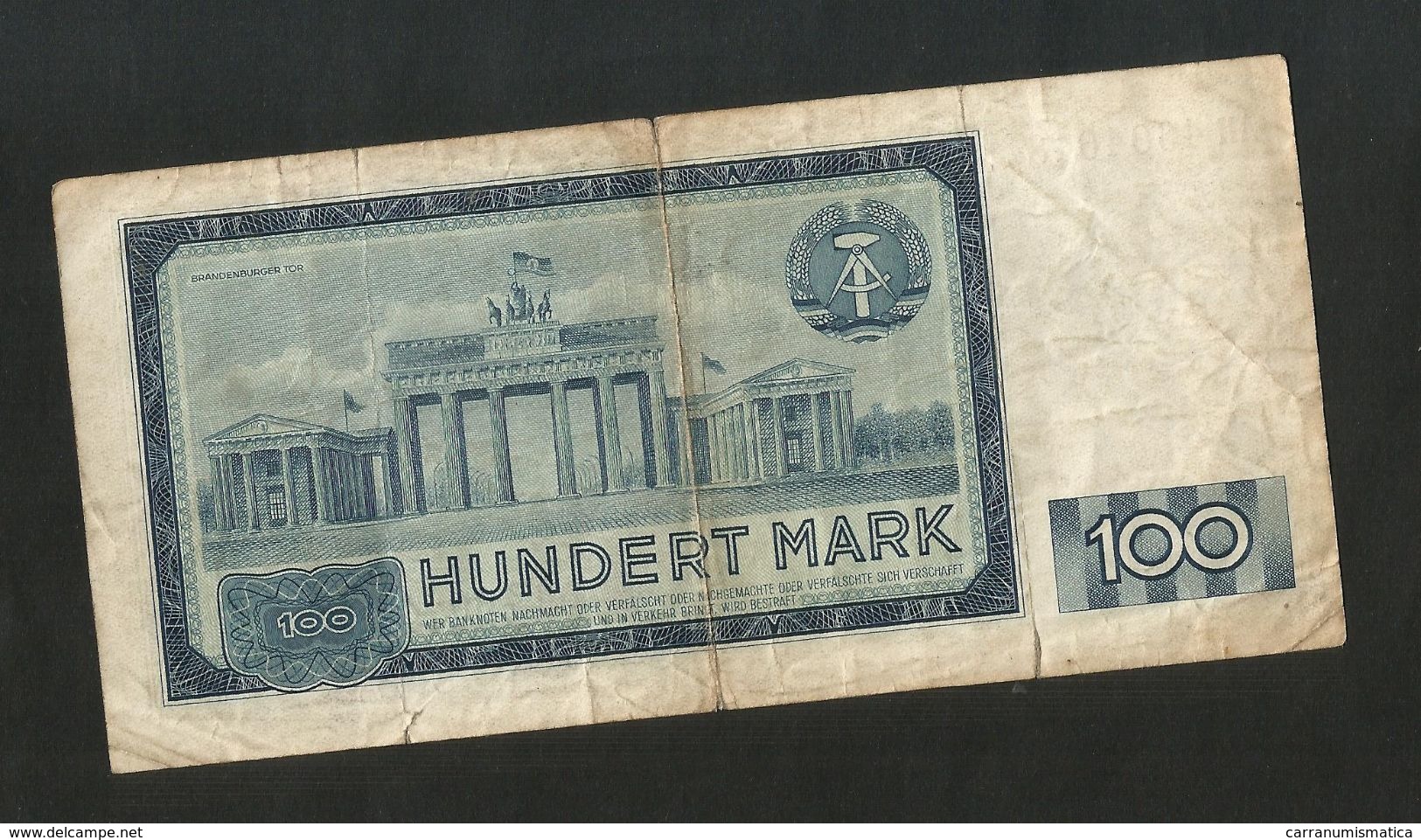 DDR - DEUTSCHLAND - DEUTSCHEN NOTENBANKEN - 100 Mark (Berlin 1964) K. Marx - 100 Deutsche Mark