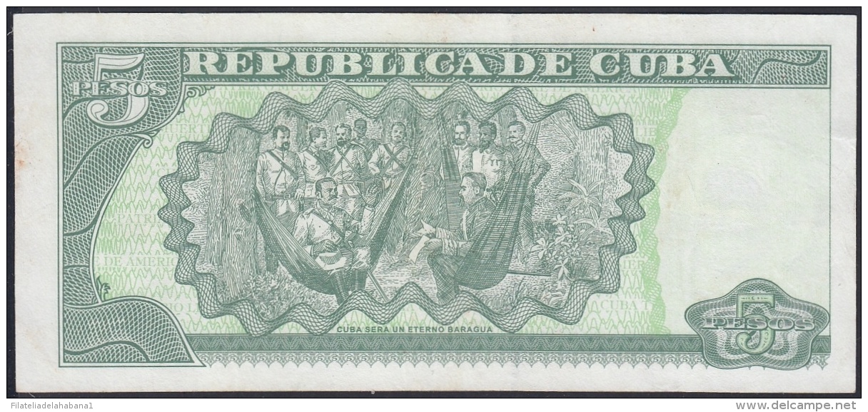 2016-BK-30 CUBA 2015 5$ ANTONIO MACEO. REEMPLAZO REPLACEMENT UNC. SERIE EZ. - Cuba