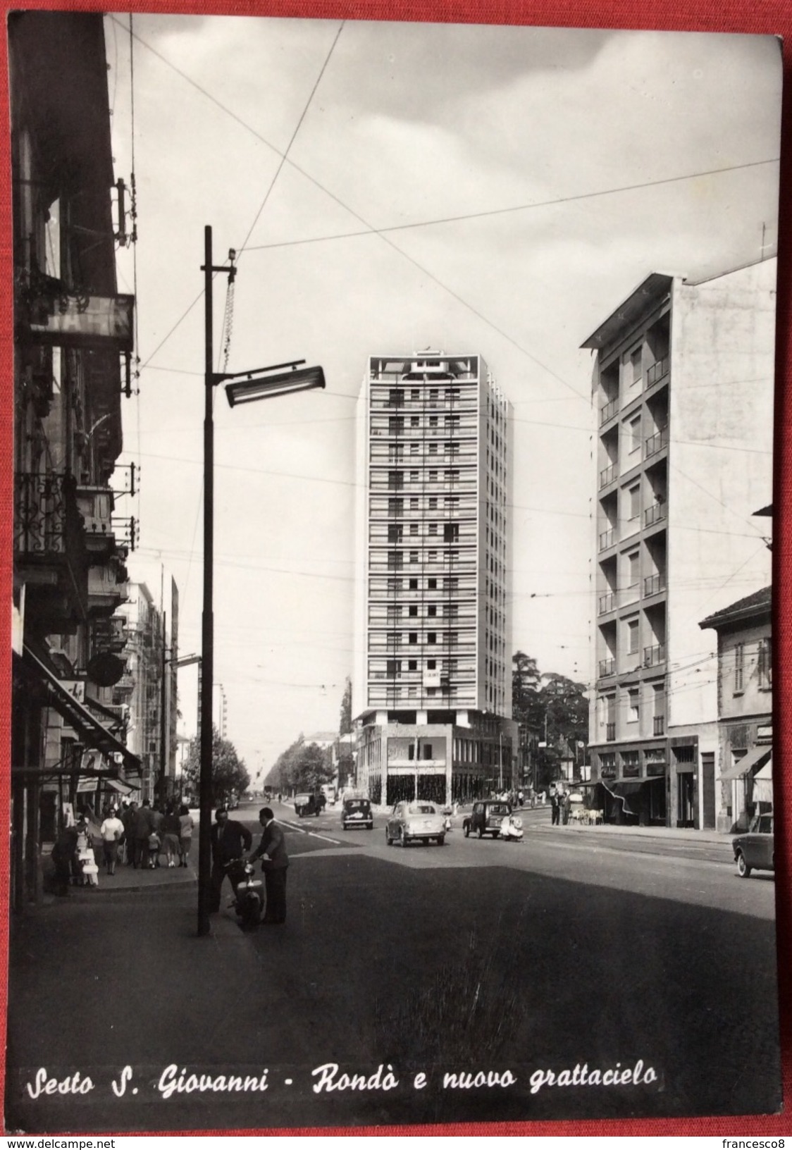 1957 SESTO SAN GIOVANNI RONDO' E NUOVO GRATTACIELO - Sesto San Giovanni