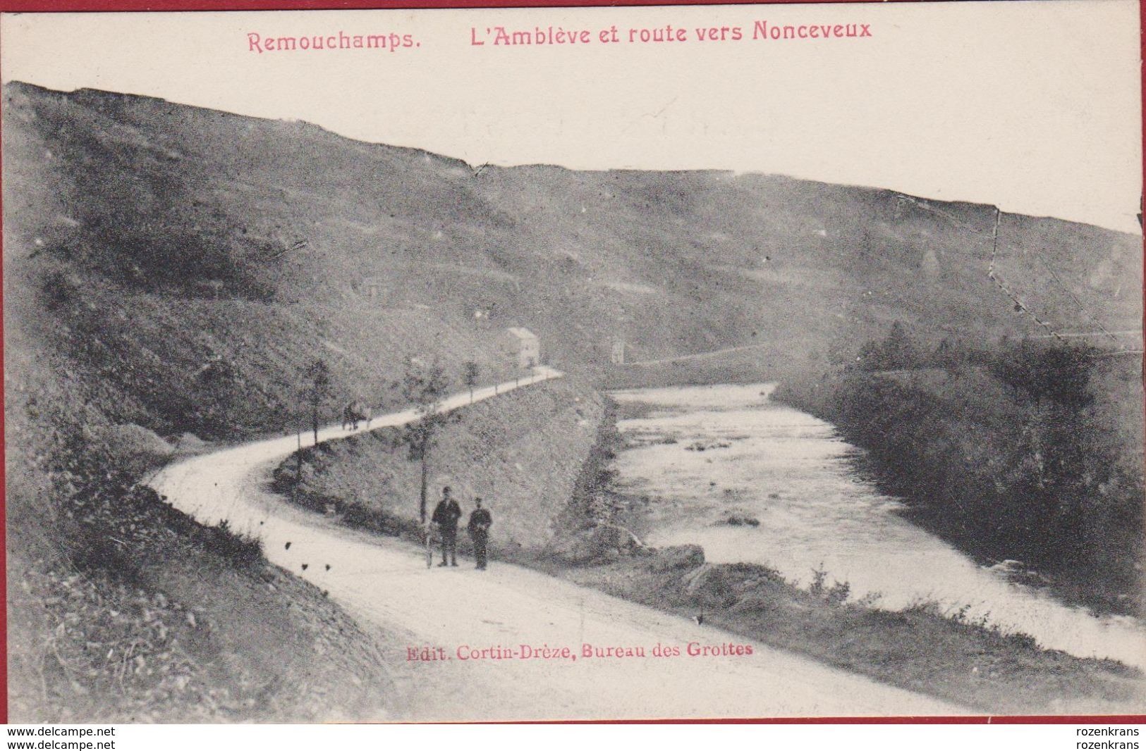 Remouchamps L'Amblève Et Route Vers Nonceveux Edit. Cortin Dreze Bureau Des Grottes Aywaille Liege (En Très Bon Etat) - Aywaille