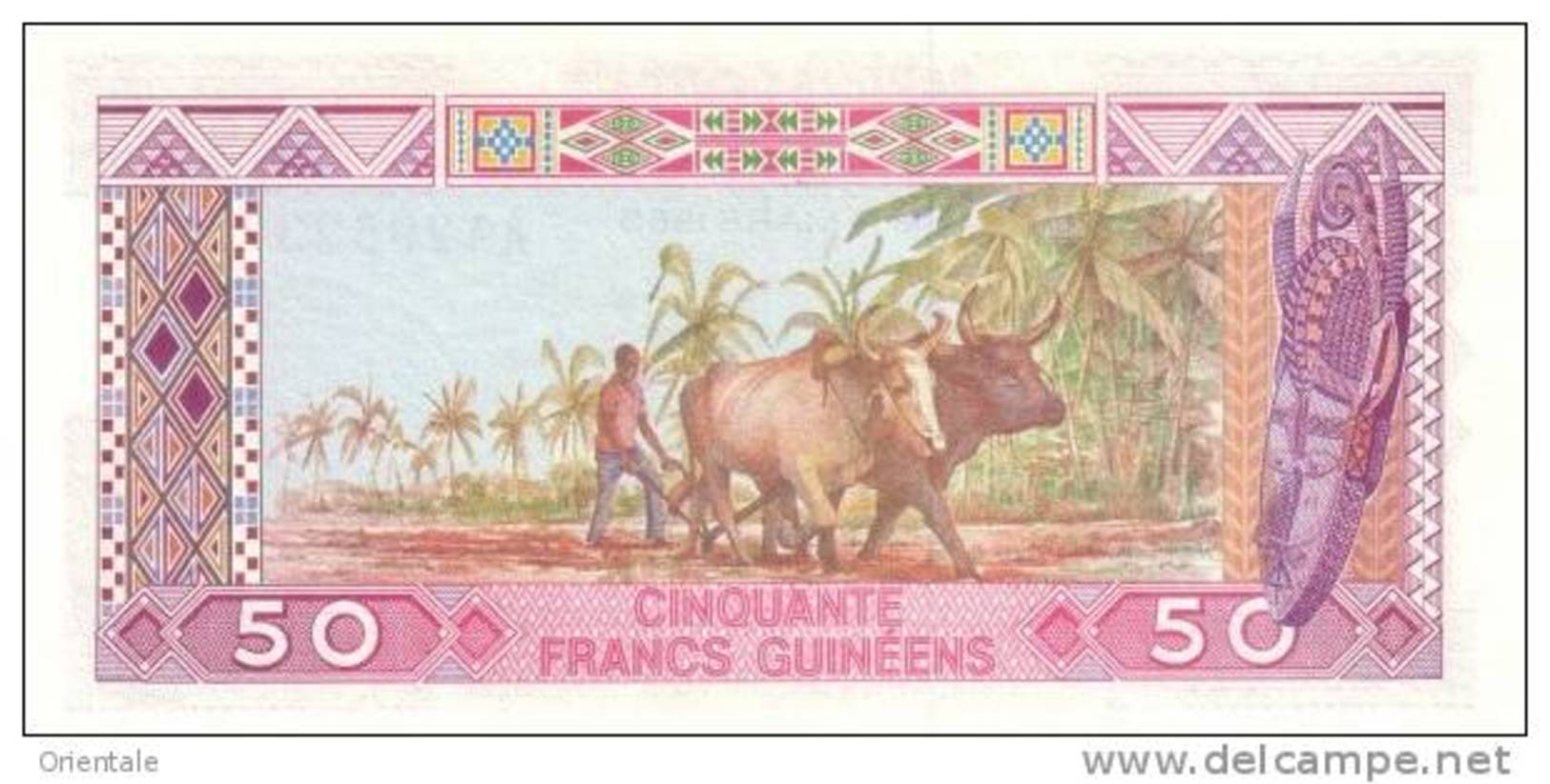 GUINEA P. 29a 50 F 1985 UNC - Guinée