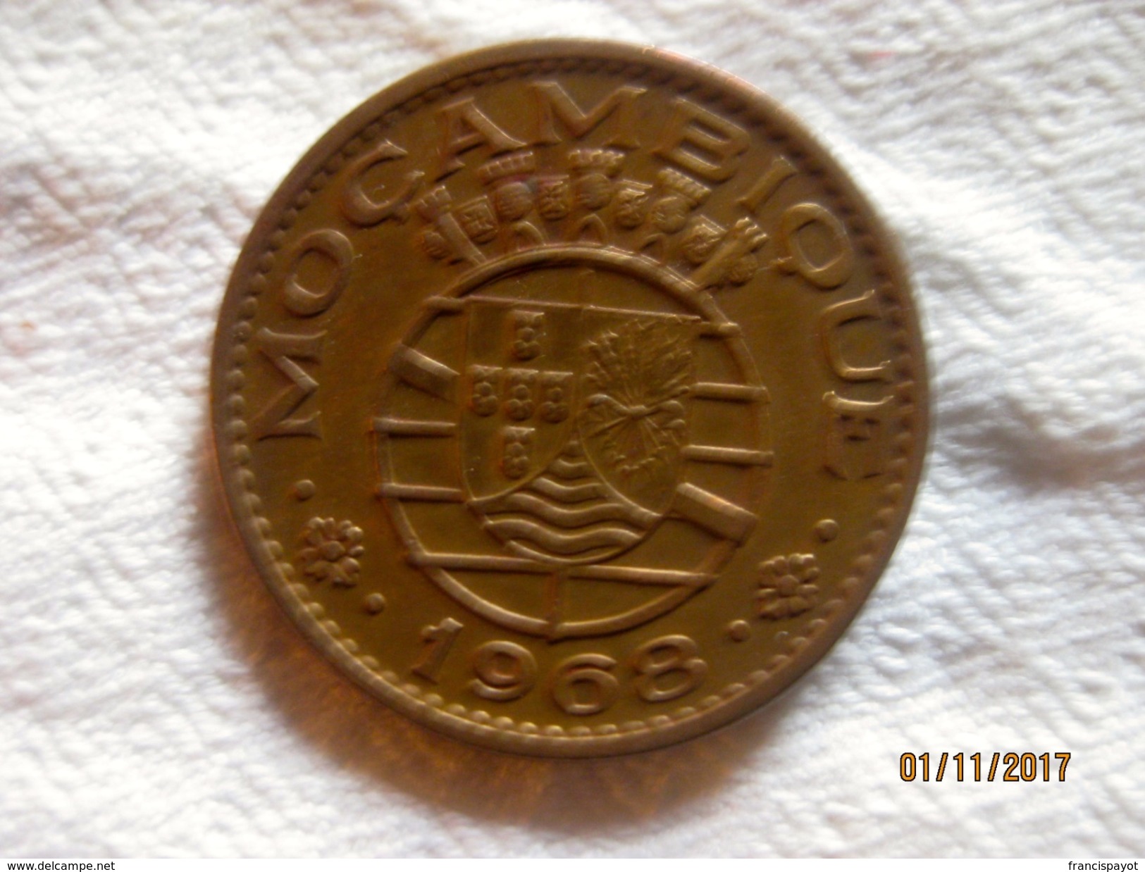 Mozambique: 1 Escudo 1968 - Mozambique