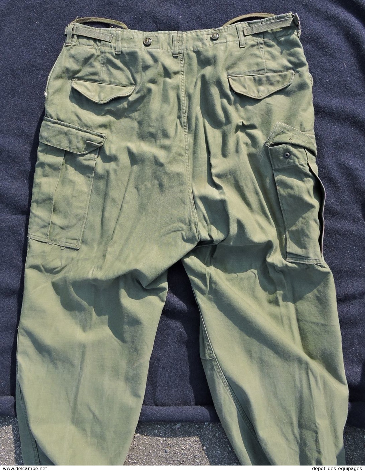 PANTALON PARACHUTISTE - ARMEE AIR - U.S.A. - ANNEES 1950-60 -  GRANDE TAILLE + ETAT NEUF