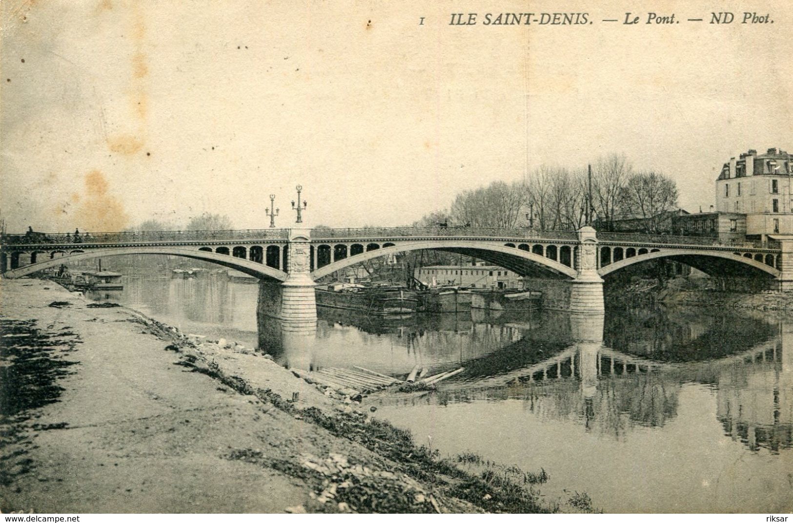 L ILE SAINT DENIS(BATEAU PENICHE) - L'Ile Saint Denis