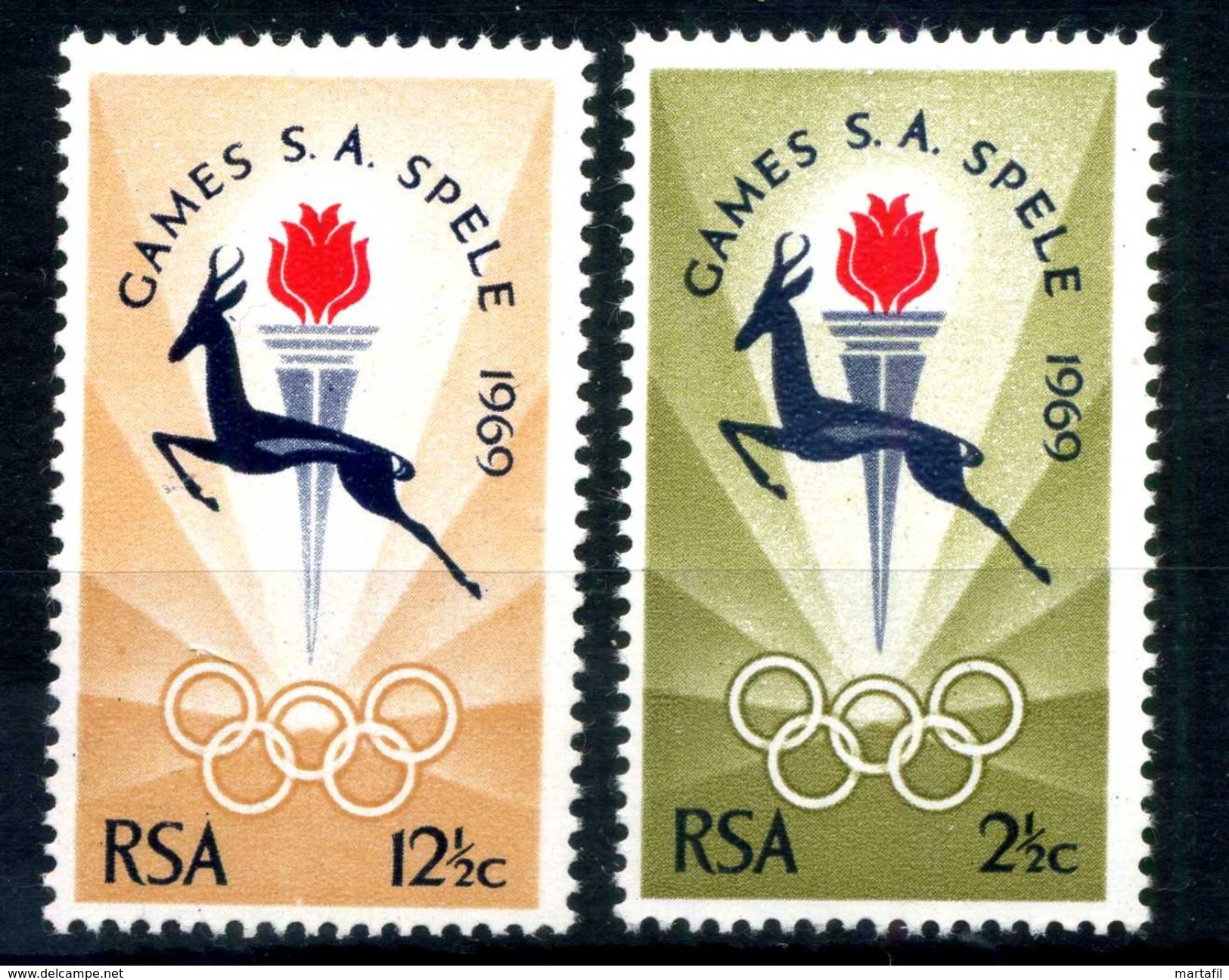 1969 RSA SERIE COMPLETA MNH ** - Nuovi