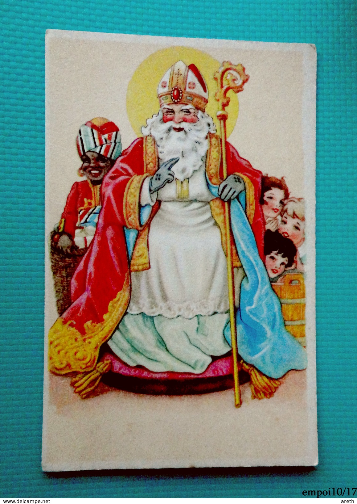 Illustration - Saint Nicolas, Petits Enfants - Sinterklaas