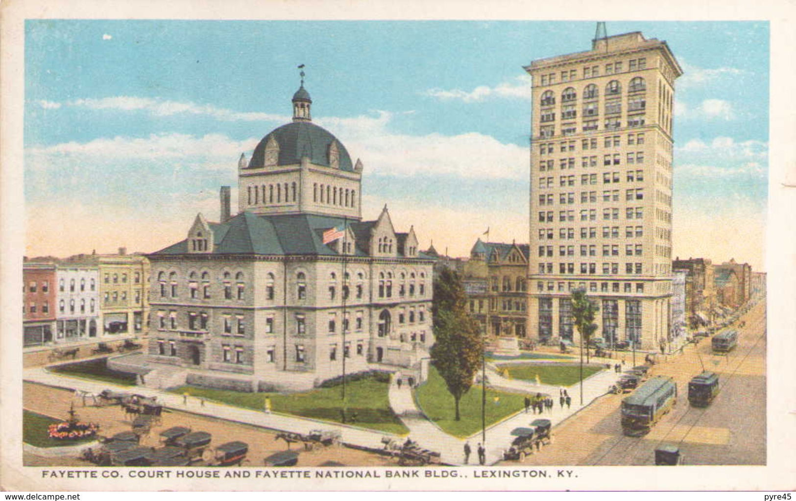 LEXINGTON FAYETTE CO COURT HOUSE AND FAYETTE NATIONAL BANK BLDG - Lexington