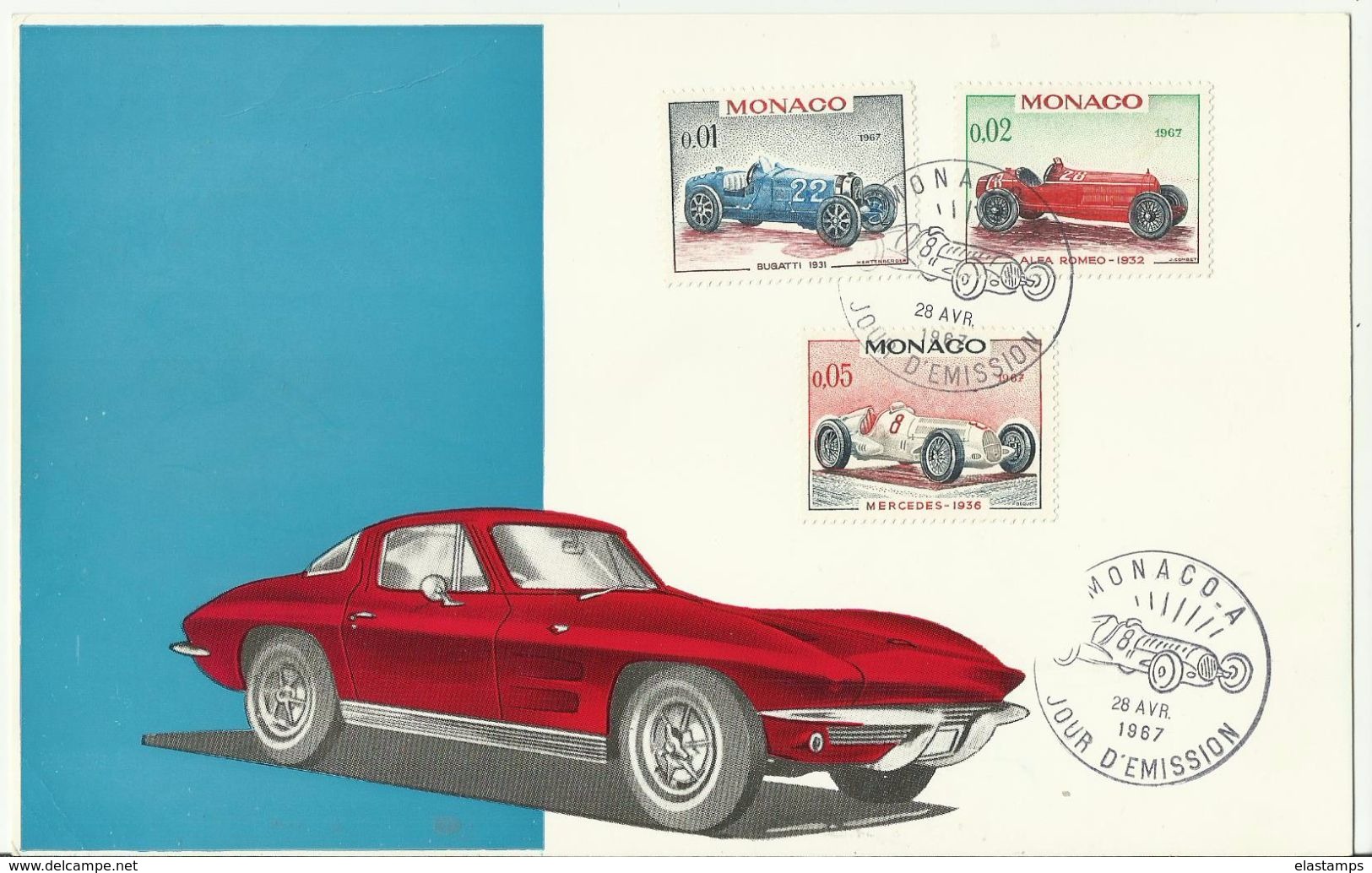 GS 1967 AUTOS - Macchine Per Obliterare (EMA)