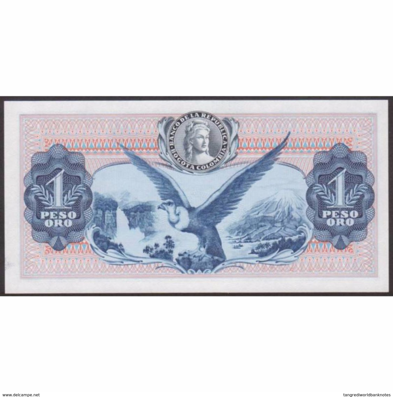 TWN - COLOMBIA 404e6 - 1 Peso Oro 7.8.1974 UNC - Colombie