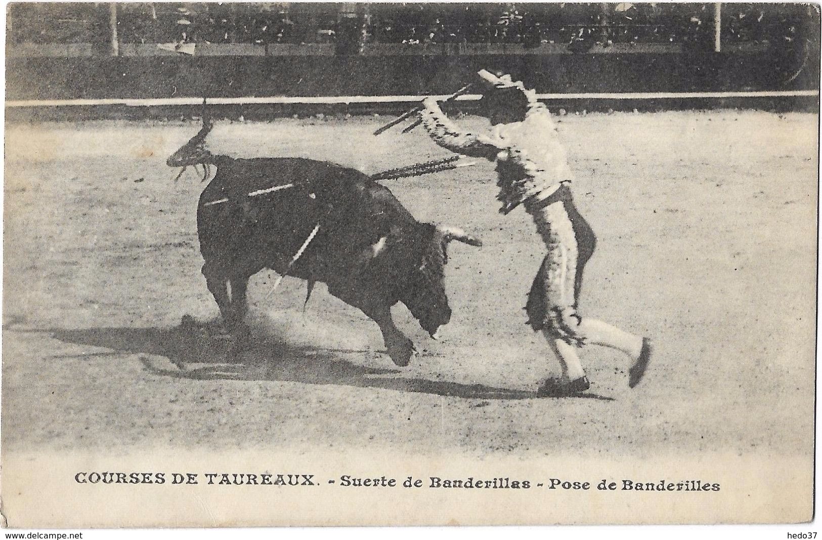 Courses De Taureaux - Suerte De Banderillas - Pose De Bandevilles - Corrida