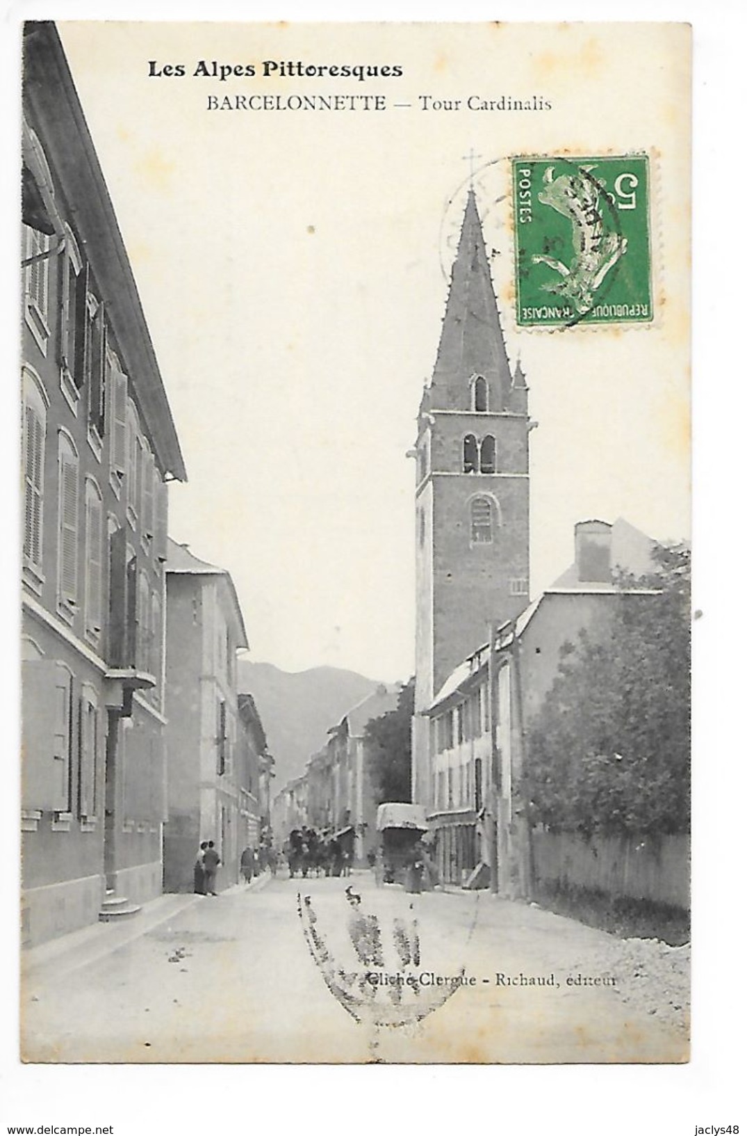 BARCELONNETTE  (cpa 04)  Tour Cardinalis -   - L 1 - Barcelonnette