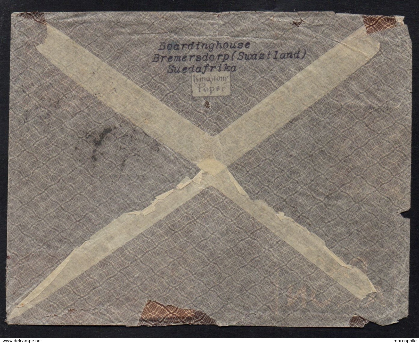 SWAZILAND - BREMERSDORP / 1939 LETTRE AVION POUR L' ALLEMAGNE  (ref 7695) - Swaziland (...-1967)