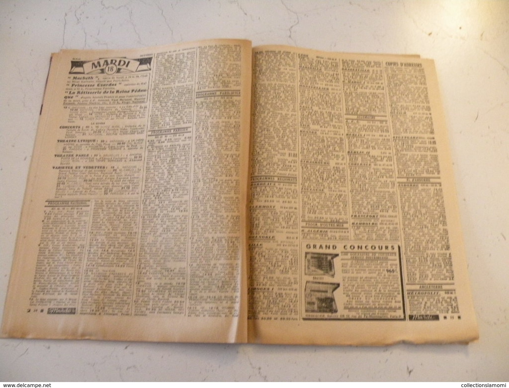 La Semaine Radiophonique N°42 > 16.10.1949 > Julien Bertheau Comédie Française,programmes De France,Étranger 39 Pages - Informations Générales