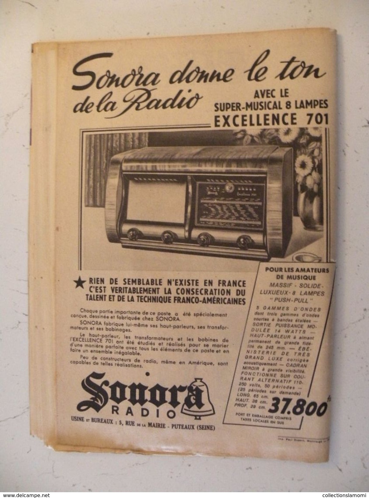 La Semaine Radiophonique N°42 > 16.10.1949 > Julien Bertheau Comédie Française,programmes De France,Étranger 39 Pages - Informations Générales