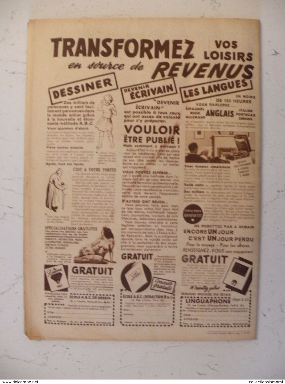 La Semaine Radiophonique N°12 > 20.3.1949 > Les Frères Éloi Comédienne,programmes De France,Étranger 34 Pages - Informations Générales