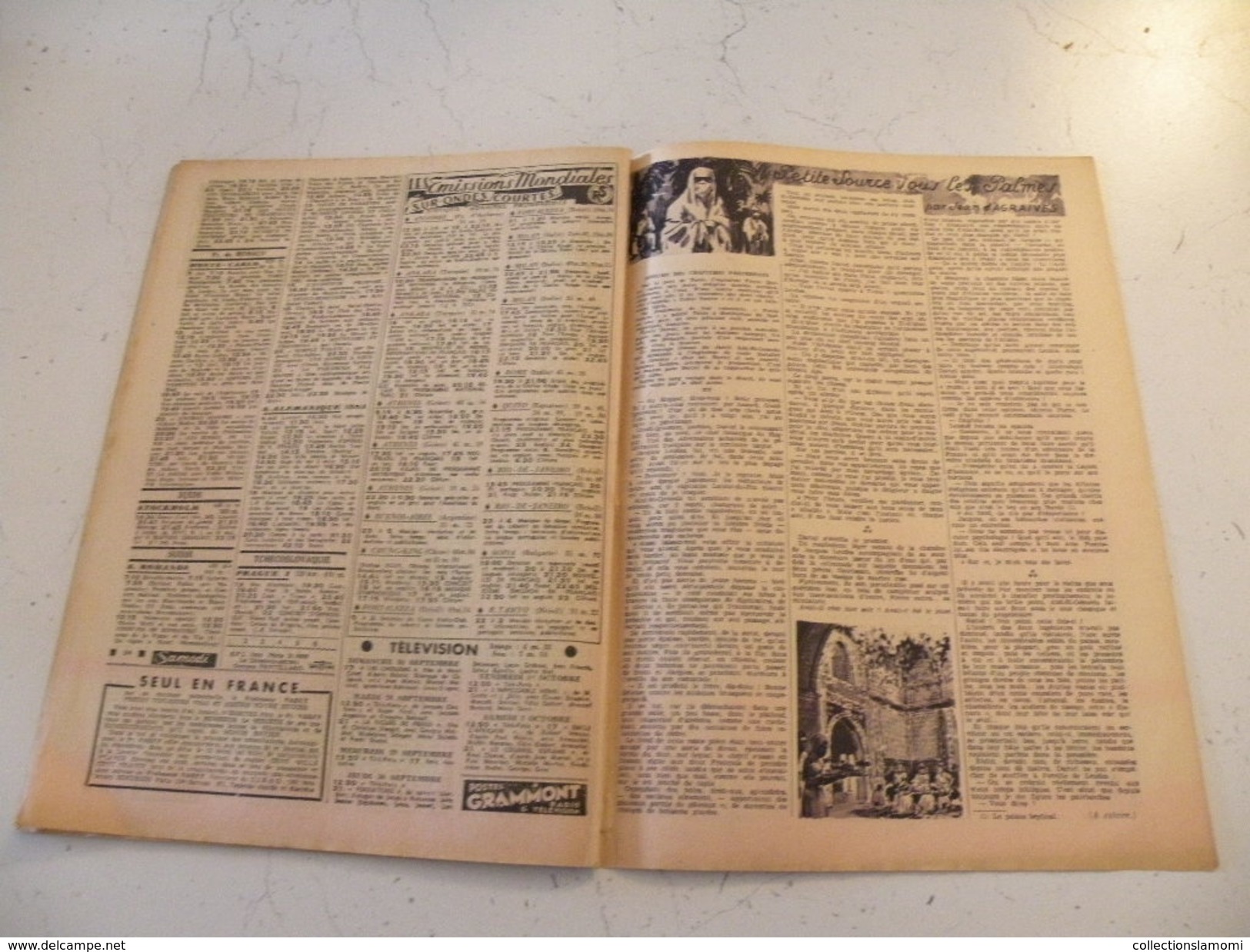 La Semaine Radiophonique N°39 > 26.9.1948 > Georges Lourier,programmes De France,Étranger 34 Pages - Informations Générales