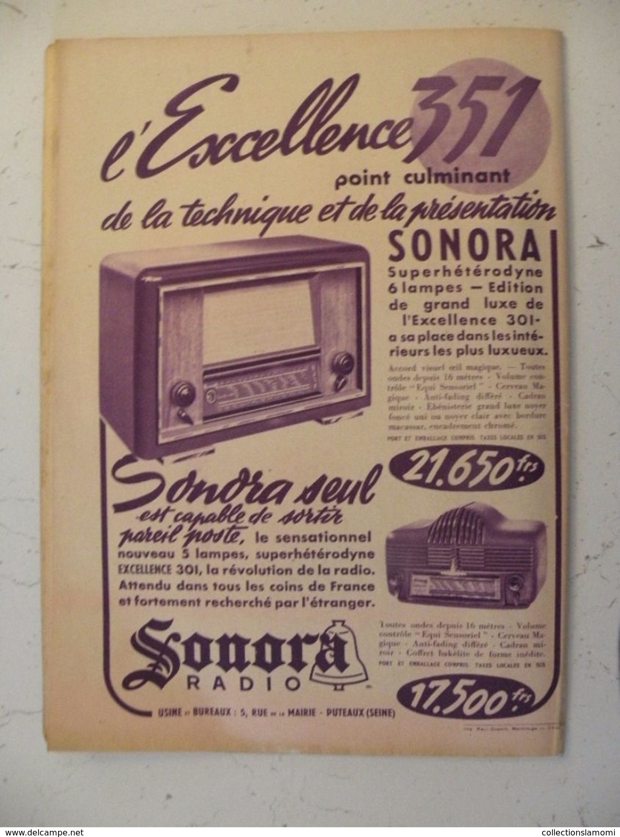 La Semaine Radiophonique N°39 > 26.9.1948 > Georges Lourier,programmes De France,Étranger 34 Pages - Informations Générales
