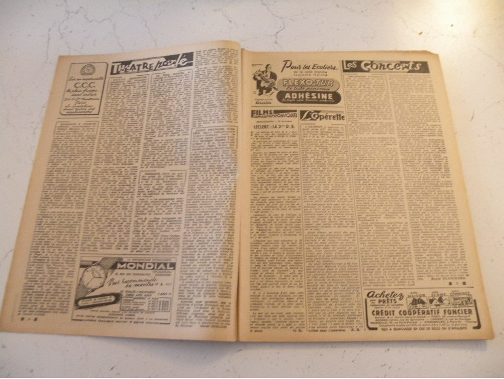La Semaine Radiophonique N°48 > 27.11.1949 > Daniel Clérice Comédien,programmes De France,Étranger 43 Pages - Informations Générales
