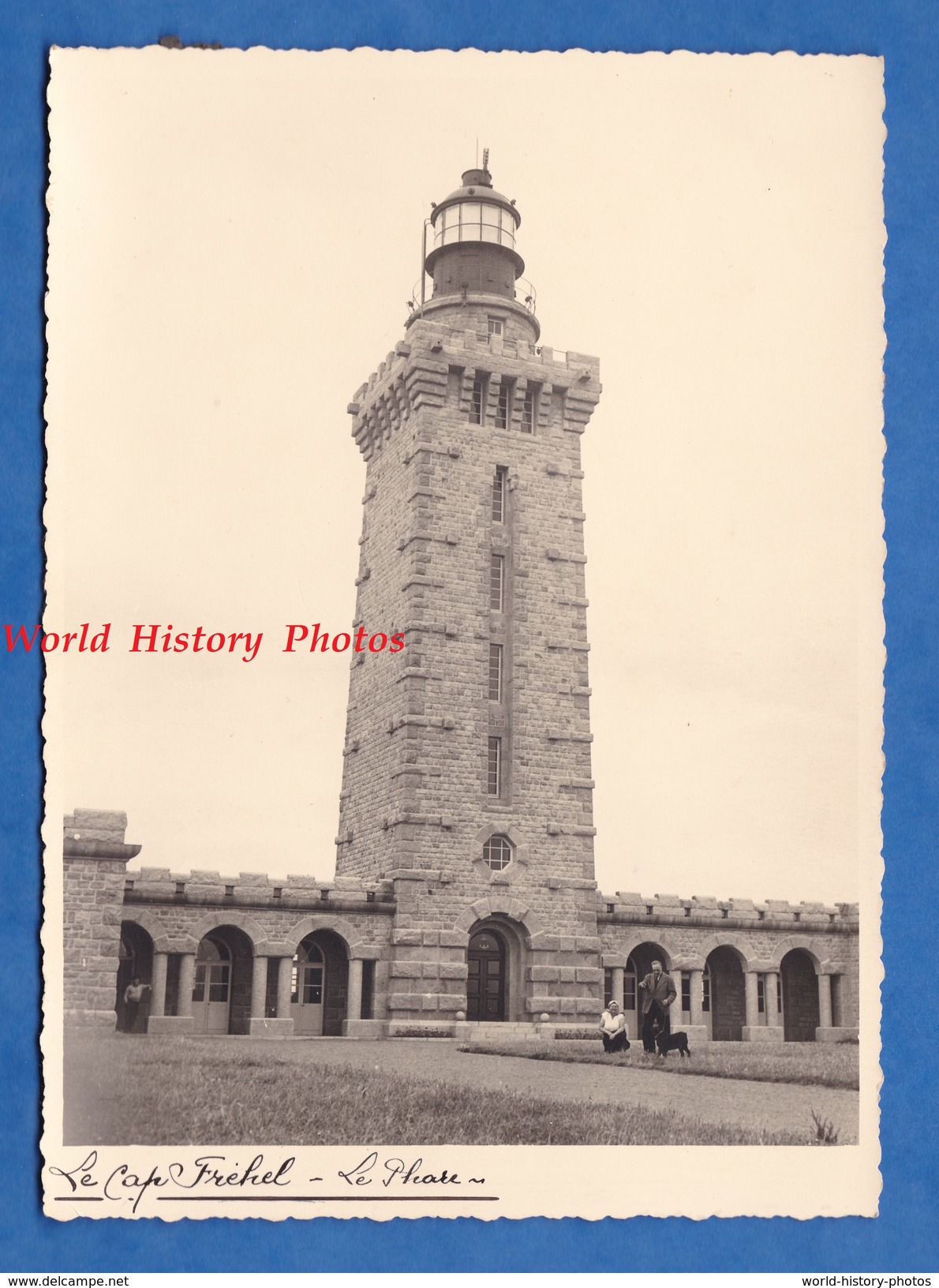 Photo Ancienne - Le CAP FREHEL - Le Phare - Bateaux