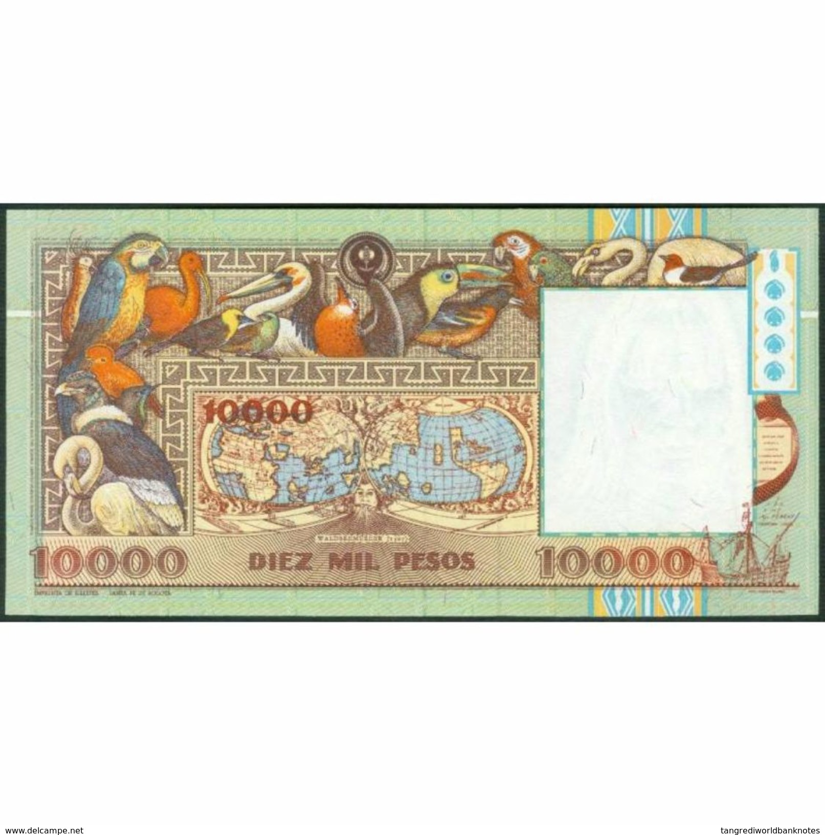 TWN - COLOMBIA 437Ab - 10000 10.000 Pesos 1994 Quincentennial Of Columbus' Voyage (1492-1992)﻿﻿ UNC - Colombia